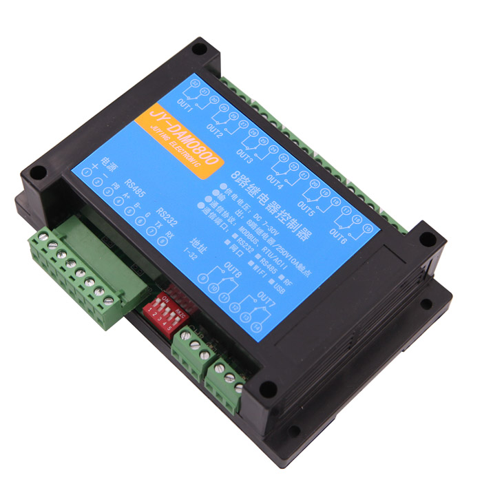 8路继电器控制板 DAM0800（RS232+485版）