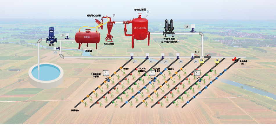 大田农业灌溉系统效果图