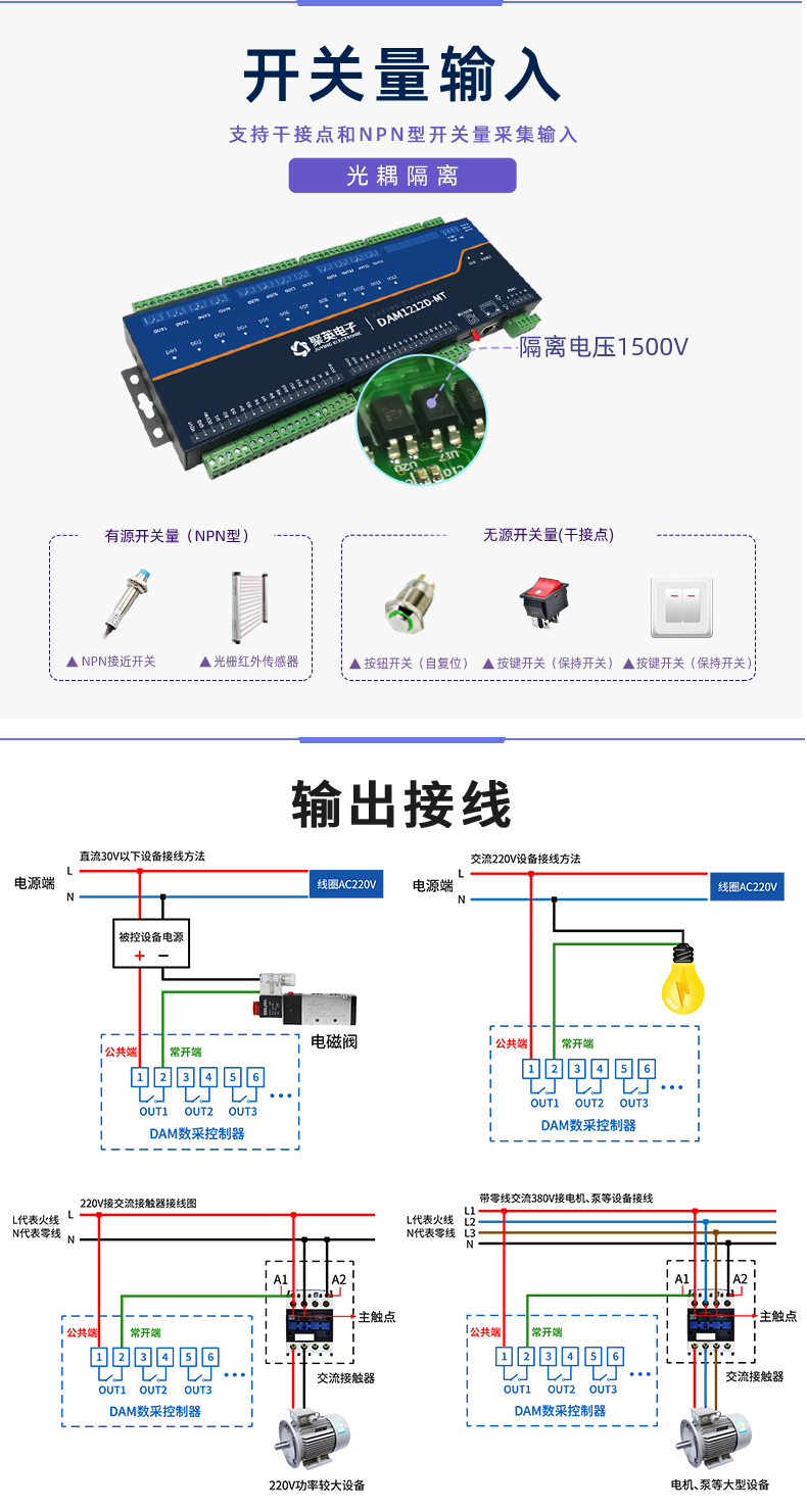 LoRa1212D-MT LoRa无线测控模块开关量输入 LoRa1212D-MT LoRa无线测控模块开关量输入