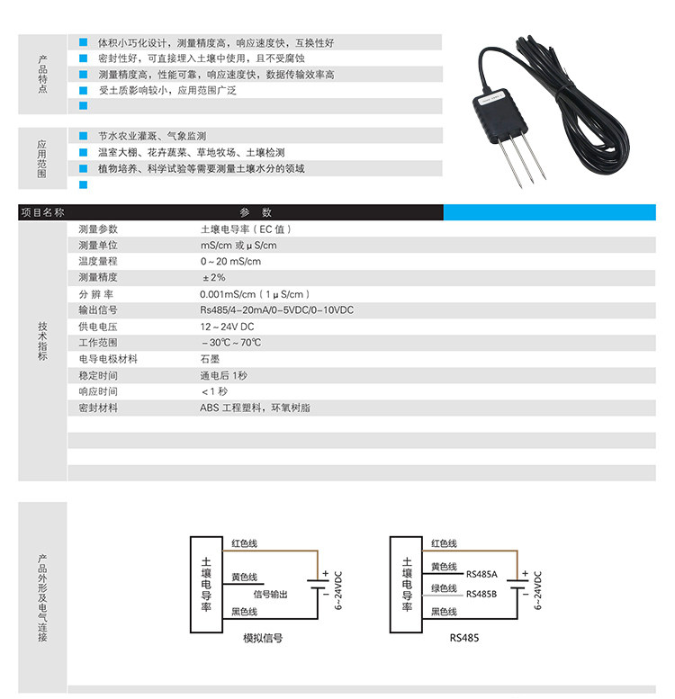 土壤电导率传感器(图1) 土壤电导率传感器(图1)