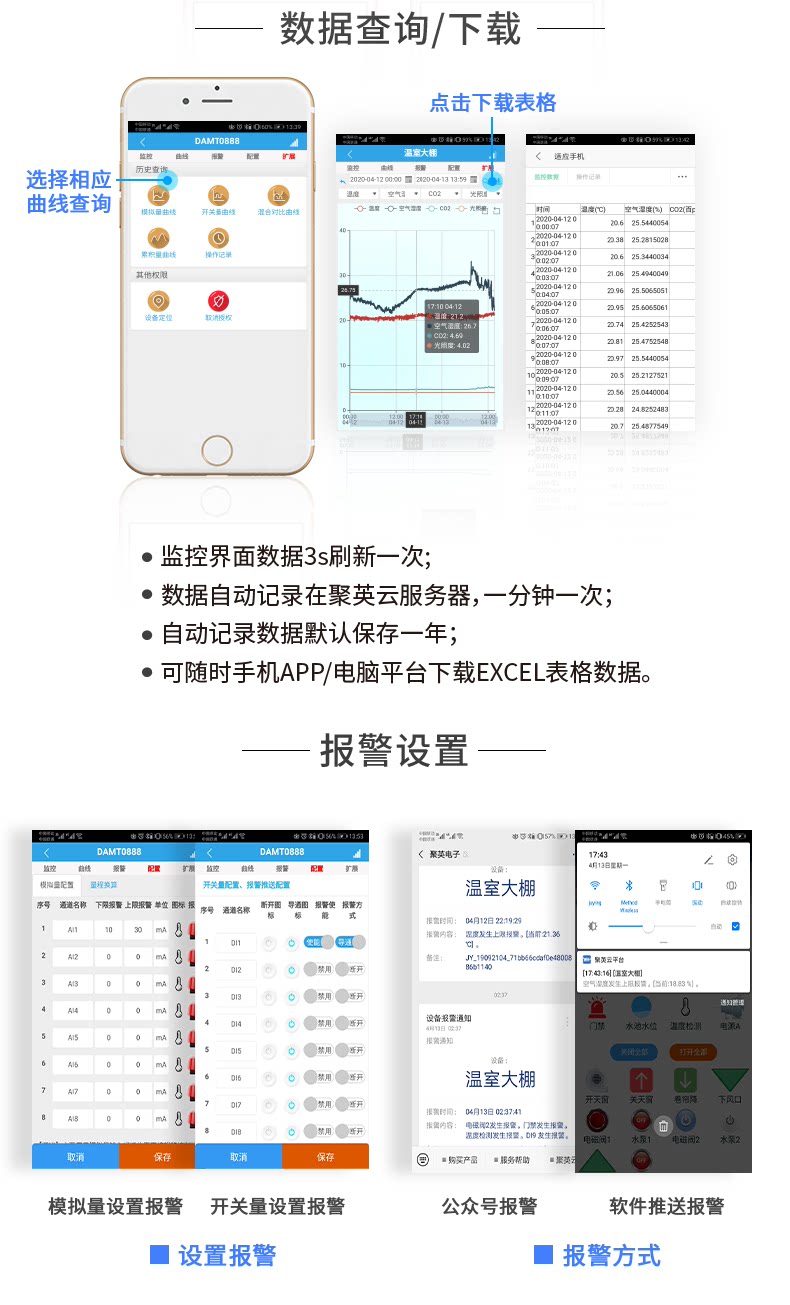 LoRa0404PT LoRa无线测温模块数据查询 LoRa0404PT LoRa无线测温模块数据查询