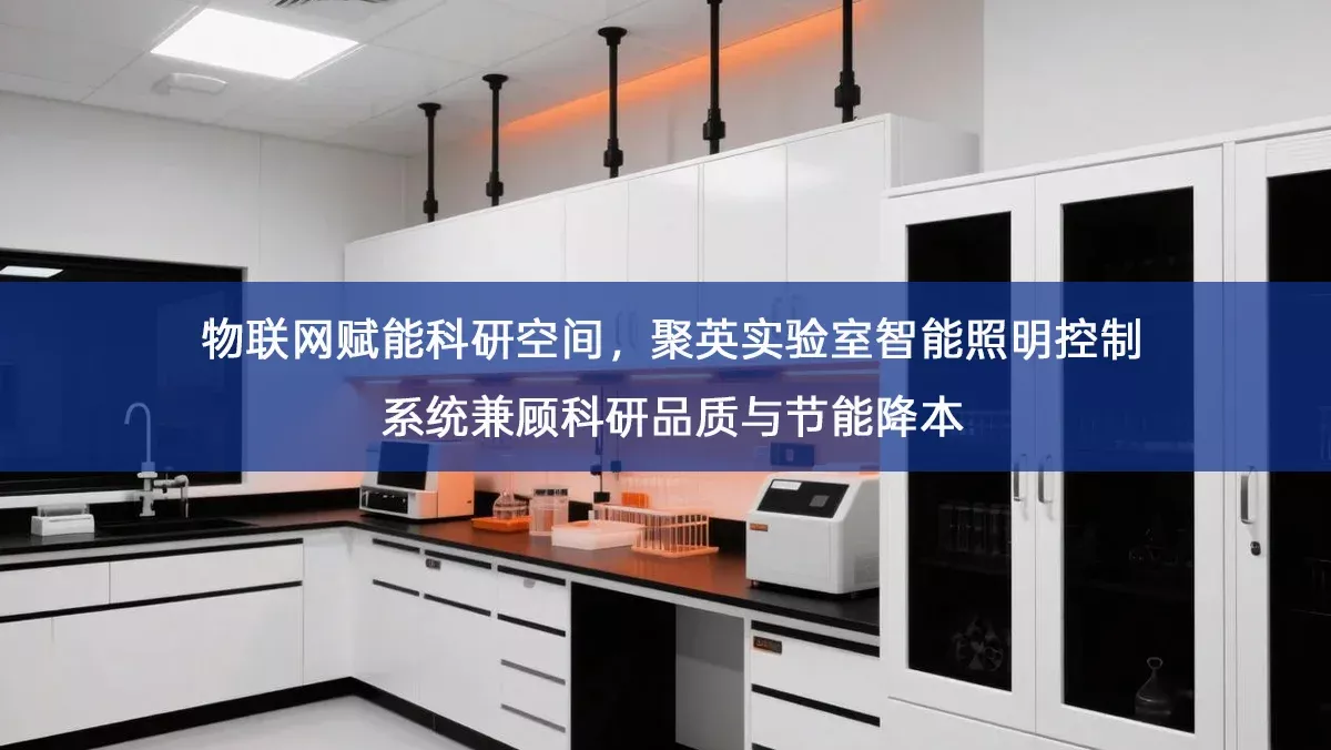 物联网赋能科研空间，聚英实验室智能照明控制系统兼顾科研品质与节能降本