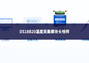 ds18b20温度采集模块长啥样