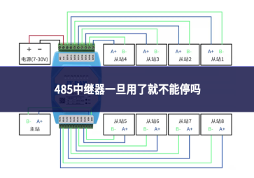 485中继器一旦用了就不能停吗